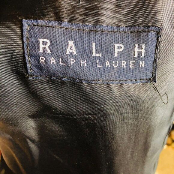 RALPH Ralph Lauren Black Wool Blend Blazer Jacket Business Career Classic Coat - Picture 5 of 8